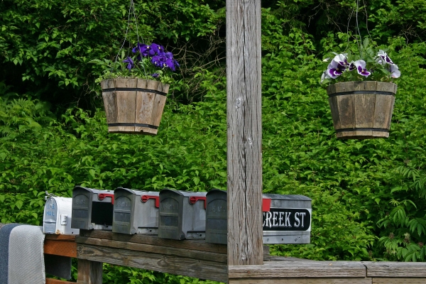Click here to view Creek St. Mailboxes by  Tom Borgal Photography